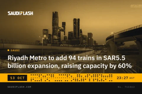 Riyadh Metro to add 94 trains in SAR5.5 billion expansion, raising capacity by 60%