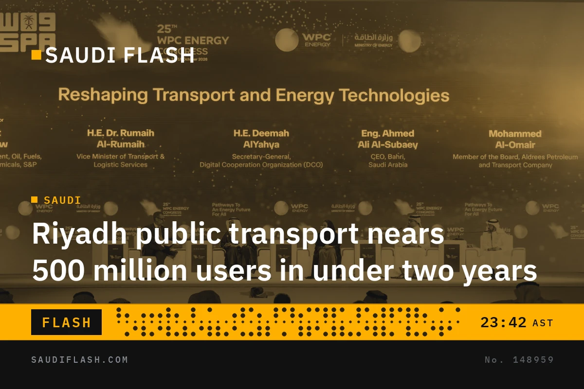 Riyadh public transport nears 500 million users in under two years
