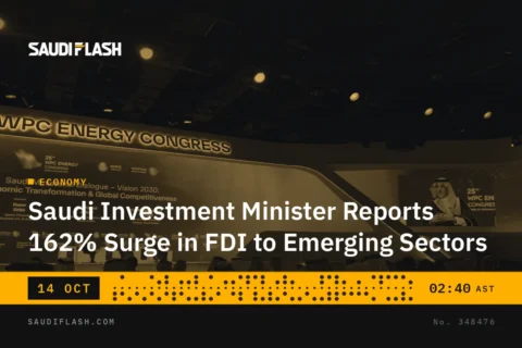 Saudi Investment Minister Reports 162% Surge in FDI to Emerging Sectors