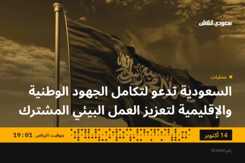 السعودية تدعو لتكامل الجهود الوطنية والإقليمية لتعزيز العمل البيئي المشترك