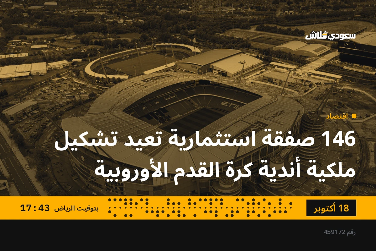 146 صفقة استثمارية تعيد تشكيل ملكية أندية كرة القدم الأوروبية