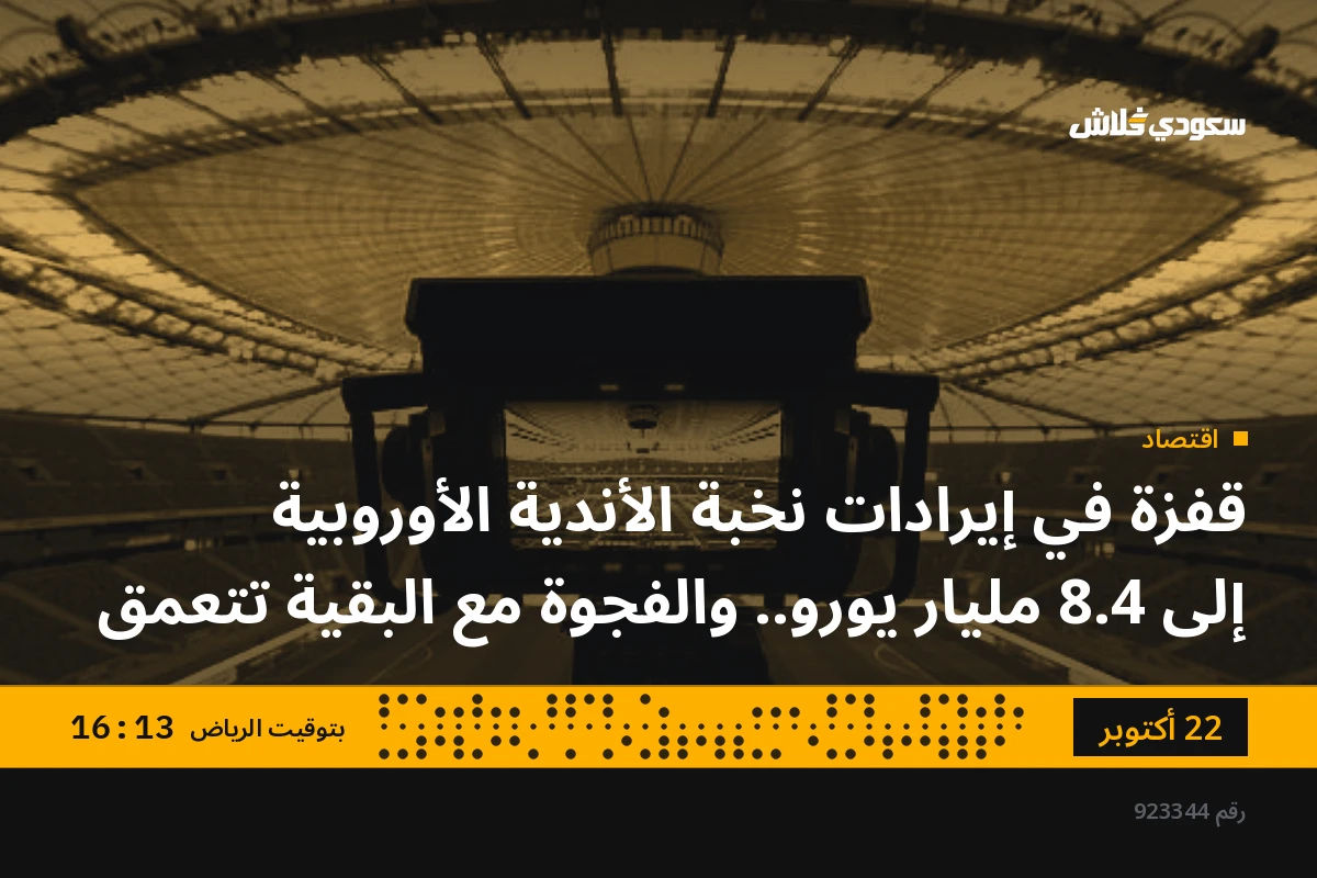 قفزة في إيرادات نخبة الأندية الأوروبية إلى 8.4 مليار يورو.. والفجوة مع البقية تتعمق